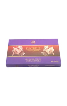 Elit Sütlü Kuvertür 2,5 Kg Mor Seri