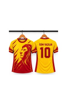 Sonvadi İsim Yazılır Yetişkin Futbol Forması Arslan Baskılı Sarı-kırmızı Özel Tasarım Forma Sarı Sarı Sonvadi İsim Yazılır Yetişkin Futbol Forması Arslan Baskılı Sarı-kırmızı Özel Tasarım Forma Sarı Sarı