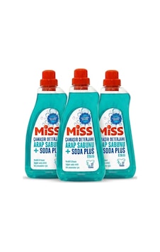 Miss Çamaşır Deterjanı Arap Sabunu Soda Plus Etkili 3 X 1500 Ml Miss Çamaşır Deterjanı Arap Sabunu Soda Plus Etkili 3 X 1500 Ml
