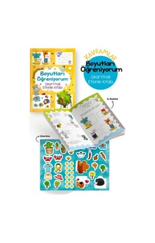 Kavramlar Boyutları Öğreniyorum Çıkartmalı Etkinlik Kitabı - 3 Yaş + - Rjcı-753193 Kavramlar Boyutları Öğreniyorum Çıkartmalı Etkinlik Kitabı - 3 Yaş + - Rjcı-753193