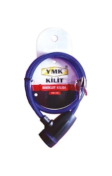 Ymk Eko Çelik Halatlı, İzoleli Bisiklet Kilidi - 8mm, 65 Cm Çok Renkli Ymk Eko Çelik Halatlı, İzoleli Bisiklet Kilidi - 8mm, 65 Cm Çok Renkli