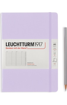 Leuchtturm1917 Adres Defteri, Sert Kapak, 100 Gr. Kağıt, Leylak Kapak, A5 Leuchtturm1917 Adres Defteri, Sert Kapak, 100 Gr. Kağıt, Leylak Kapak, A5