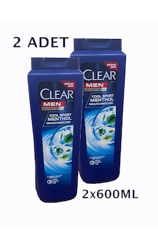 Clear Men Cool Sport Menthol Kepeğe Karşı Etkili Şampuan 2 x 600 ML Clear Men Cool Sport Menthol Kepeğe Karşı Etkili Şampuan 2 x 600 ML