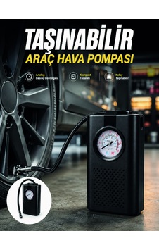 Otomobil Bisiklet Ve Motosiklet İçin Taşınabilir Lastik Hava Pompası Akıllı Saat