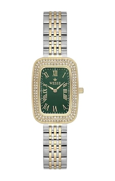 Wesse Wwl113805 Quartz Çelik Altın/gri Yeşil Kadran Kadın Kol Saati Gri Wesse Wwl113805 Quartz Çelik Altın/gri Yeşil Kadran Kadın Kol Saati Gri