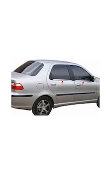 Fiat Albea Uyumlu 2002-2012 Krom Cam Çıtası 4 Parça Paslanmaz Çelik Fiat Albea Uyumlu 2002-2012 Krom Cam Çıtası 4 Parça Paslanmaz Çelik