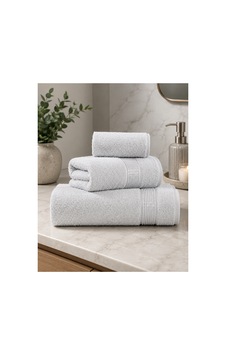 Ezgi 3'lü Havlu Seti 70x140 Banyo Havlusu + 50x90 Baş Havlusu + 30x50 Mutfak Havlusu, Yumuşak Dokulu, Yüksek Su Emici Gri Ezgi 3'lü Havlu Seti 70x140 Banyo Havlusu + 50x90 Baş Havlusu + 30x50 Mutfak Havlusu, Yumuşak Dokulu, Yüksek Su Emici Gri
