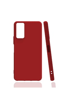 Zore Galaxy M52 Kılıf Nvth Biye Silikon - Kırmızı Zore Galaxy M52 Kılıf Nvth Biye Silikon - Kırmızı
