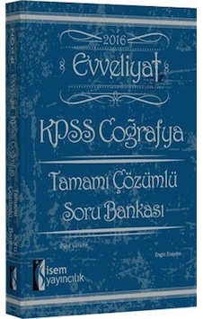 2016 Evveliyat KPSS Coğrafya Tamamı Çözümlü Soru Bankası / Eng... 2016 Evveliyat KPSS Coğrafya Tamamı Çözümlü Soru Bankası / Eng...