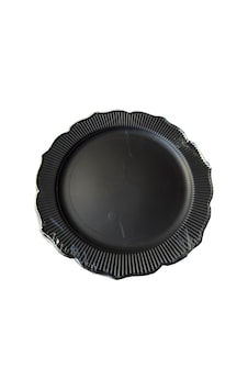 Parti Davet Piknik Doğum Günü Sert Plastik Mika Tabak - Siyah - 18 Cm. - 6'lı Paket Siyah Parti Davet Piknik Doğum Günü Sert Plastik Mika Tabak - Siyah - 18 Cm. - 6'lı Paket Siyah