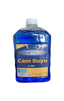 Kraftvoll Cam Suyu Mavi Antifrizli -20 Derece 1lt Kraftvoll Cam Suyu Mavi Antifrizli -20 Derece 1lt