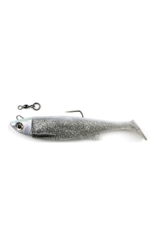 Savage Gear 3D Tpe Minnow Jig 23Gr 10Cm White Glit Savage Gear 3D Tpe Minnow Jig 23Gr 10Cm White Glit