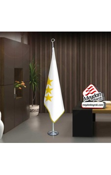 Ak Hun İmp. Bayrağı-17 Eski Türk Devleti-ofis-toplantı Odaları -direkli -saçaklı Makam Bayrağı 1 Ak Hun İmp. Bayrağı-17 Eski Türk Devleti-ofis-toplantı Odaları -direkli -saçaklı Makam Bayrağı 1