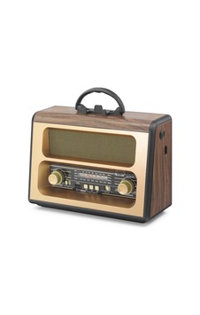 Bluetooth Fm Nostaljik Hoparlör Usb Tf - Kahverengi Rxbt88 Bluetooth Fm Nostaljik Hoparlör Usb Tf - Kahverengi Rxbt88
