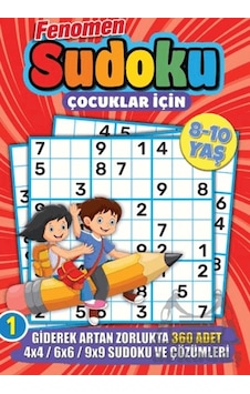 Fenomen Çocuklar İçin Sudoku 8-10 Yaş Maxi Yayıncılık Fenomen Çocuklar İçin Sudoku 8-10 Yaş Maxi Yayıncılık