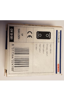 Gw 30 001 Anahtar 1M 1P One-Way Switch 16A Gewiss Pluybus Kutulu
