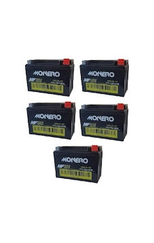 Monero 12n6.5l 6,5amper Motosiklet Akü 5'li Set Ebatlar: 138x65x100mm