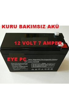 12 Volt 7 Amper Oyuncak Araba Traktör Jeep Bataryası Yeni Tarih