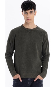 Gmg Fırenze Zr24mfw04051 Haki Erkek Bisiklet Yaka Fitilli Desenli Slim Fit Triko Kazak Gmg Fırenze Zr24mfw04051 Haki Erkek Bisiklet Yaka Fitilli Desenli Slim Fit Triko Kazak