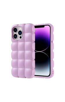Apple Uyumlu iPhone 14 Pro Max Kılıf Parlak Esnek Silikon Zore Dom Dom Kapak Lila Apple Uyumlu iPhone 14 Pro Max Kılıf Parlak Esnek Silikon Zore Dom Dom Kapak Lila