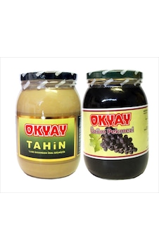 Okyay Tahin 1900 G + Üzüm Pekmezi 1900 G Okyay Tahin 1900 G + Üzüm Pekmezi 1900 G