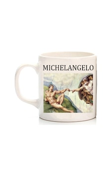 Michelangelo - Cappella Sistina Iki Tarafı Baskılı Kupa Bardak Çok Renkli Michelangelo - Cappella Sistina Iki Tarafı Baskılı Kupa Bardak Çok Renkli
