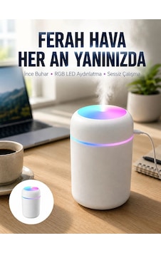 Hubrendy Tekno Hava Nemlendirici Buhar Makinesi Led Işıklı Usb Dekoratif Nemlendirici Yeni Nesil Hubrendy Tekno Hava Nemlendirici Buhar Makinesi Led Işıklı Usb Dekoratif Nemlendirici Yeni Nesil