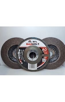Bauwelt Çap115 A040 Flap Disk Zımpara Hıghtech 5li Paket Bauwelt Çap115 A040 Flap Disk Zımpara Hıghtech 5li Paket