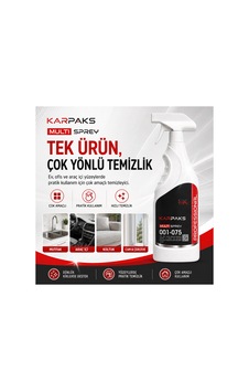 Karpaks Professional 750 Ml Çok Amaçlı Yüzey Temizleyici Ev, Ofis, Fabrika Ve Araç İç Yüzey Tekli Karpaks Professional 750 Ml Çok Amaçlı Yüzey Temizleyici Ev, Ofis, Fabrika Ve Araç İç Yüzey Tekli