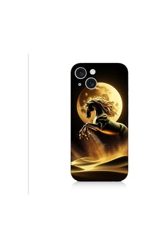 Apple Uyumlu iPhone 15 Plus Ay Kadını Desenli Silikon Kılıf Silikon Apple Uyumlu iPhone 15 Plus Ay Kadını Desenli Silikon Kılıf Silikon