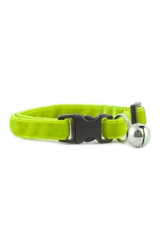 Markapet Kedi Boyun Tasması Kadife Dokulu Çanlı 1 30 Cm Neon Sarı Markapet Kedi Boyun Tasması Kadife Dokulu Çanlı 1 30 Cm Neon Sarı