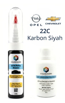 Colorguard Opel Chevrolet 22c Karbon Siyah İğneli & Fırçalı Şişe Rötuş Boyası Ve Yüzey Temizleme Solüsyonu Seti Colorguard Opel Chevrolet 22c Karbon Siyah İğneli & Fırçalı Şişe Rötuş Boyası Ve Yüzey Temizleme Solüsyonu Seti