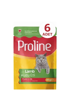 Proline Pouch Kuzu Etli Yaş Kedi Mama 6 X 85 Gr Proline Pouch Kuzu Etli Yaş Kedi Mama 6 X 85 Gr