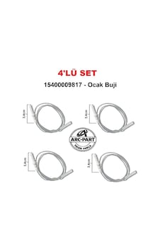Kumtel Uyumlu/lüxell Ankastre Ocak Ateşleme Buji 4'lü Set Kumtel Uyumlu/lüxell Ankastre Ocak Ateşleme Buji 4'lü Set