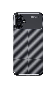 Zore Galaxy A06 Kılıf Nvth Negro Silikon Kapak - Siyah Zore Galaxy A06 Kılıf Nvth Negro Silikon Kapak - Siyah