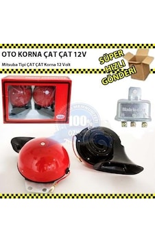 Oto Korna Çat Çat Mitsuba Tipi 12 Volt Oto Korna Çat Çat Mitsuba Tipi 12 Volt