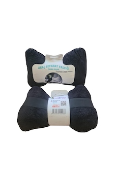 Kemik Boyun Yastık 2&apos Li Siyah Açık Indigo Kemik Boyun Yastık 2&apos Li Siyah Açık Indigo