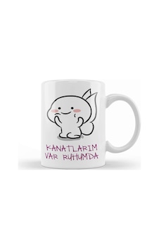 Kanatlarım Var Ruhumda Komik Kupa Bardak Porselen Karışık Kanatlarım Var Ruhumda Komik Kupa Bardak Porselen Karışık