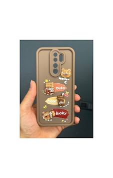 Fibaks Redmi Note 8 Pro Uyumlu Kılıf Tasarımlı Desenli Kamera Korumalı Ayıcık Kahve Renkli Yumuşak Silikon Kapak Fibaks Redmi Note 8 Pro Uyumlu Kılıf Tasarımlı Desenli Kamera Korumalı Ayıcık Kahve Renkli Yumuşak Silikon Kapak