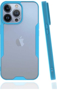 Apple Uyumlu iPhone 13 Pro Zore Parfe Kapak-mavi