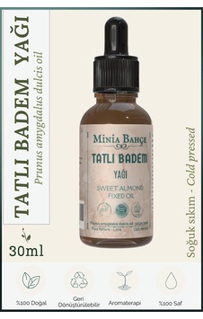 Minia Bahçe Tatlı Badem Kalıcı Yağı 30 ML