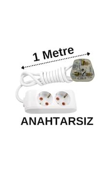 İngiliz Erkek Türk Dişi Universal Priz Dönüştürücüsü Uzatmalı 2 Li 1 Metre İngiliz Erkek Türk Dişi Universal Priz Dönüştürücüsü Uzatmalı 2 Li 1 Metre