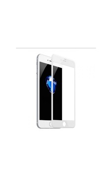 Apple Uyumlu iPhone 8plus 3D-5D Beyaz Kırılmaz Ekran Koruyucu Tam Kaplayan Cam