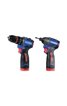 Exen En 202 Set - 21v 2ah Kömürsüz Şarjlı Makina 2'li Set Exen En 202 Set - 21v 2ah Kömürsüz Şarjlı Makina 2'li Set