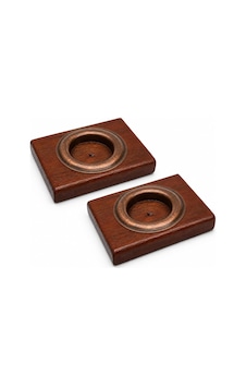 Bfastore El Yapımı Ahşap Tealight Mumluk Seti, Dekoratif Tasarım, 2 Adet, 9x7x1,5 Cm, Renk Seçenekli Koyu Maun Mum Çok Renkli Bfastore El Yapımı Ahşap Tealight Mumluk Seti, Dekoratif Tasarım, 2 Adet, 9x7x1,5 Cm, Renk Seçenekli Koyu Maun Mum Çok Renkli