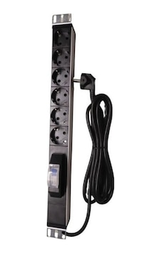 19" 1u Pdu: 6 X Schuko Tip Soketli, 16a Sigortalı, 1,5m Kablolu 3x1.5mm2 Cee 7/7 Tip Fişli Kablolu 19" 1u Pdu: 6 X Schuko Tip Soketli, 16a Sigortalı, 1,5m Kablolu 3x1.5mm2 Cee 7/7 Tip Fişli Kablolu