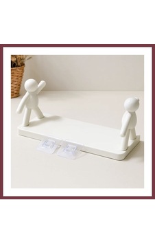 Storeşahin Tutacaklı Yapışkanlı Plastik Etejer Raf 13.5x33 Cm Beyaz Shn0720 Storeşahin Tutacaklı Yapışkanlı Plastik Etejer Raf 13.5x33 Cm Beyaz Shn0720