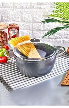 Polochef Galaksi Granit Derin Tencere 24 Cm Siyah Siyah Polochef Galaksi Granit Derin Tencere 24 Cm Siyah Siyah
