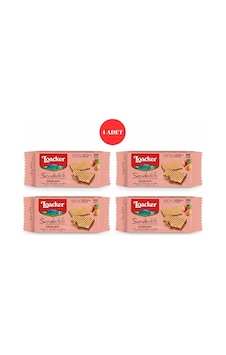 Loacker Sandwich Hazelnut - Fındıklı Krema Dolgulu Çıtır Gofret 25 G 4 Adet Loacker Sandwich Hazelnut - Fındıklı Krema Dolgulu Çıtır Gofret 25 G 4 Adet