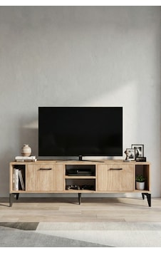 Goldfalez Linya Tv Sehpası Suntalam Bej 160x35 Cm 15x25cm